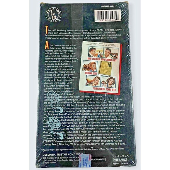 3 Classic VHS Movies The Bible Charlton Heston Gidget  From Here To Eternity NIP - Picture 3 of 8